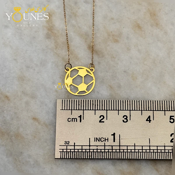 گردنبند طلا توپ